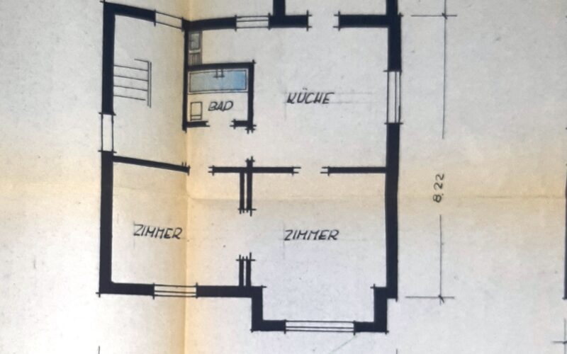 Grundriss der Erdgeschoß-Wohnung im Haus Am Tannenkopf 28, 58675 Hemer