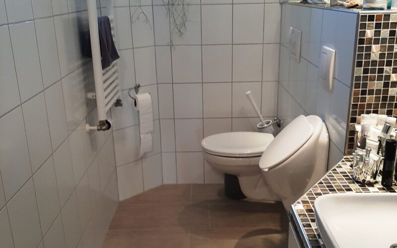 Toilette im Erdgeschoß des Hauses Lamfertstraße 41 in Hemer