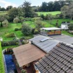 Blick vom Balkon auf das Grundstück in Waldrandlage in Hemer