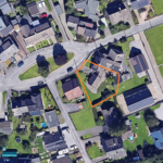 Luftbild-Aufnahme vom Einfamilienhaus in Hemer-Becke. Hervorzuheben ist die idyllische Lage am Dorfanger