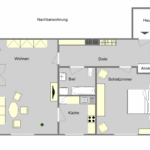 Der Grundriss ist schematisch und nicht maßstäblich dargestellt. eitere Informationen erhalten Sie bei Ihrem Immobilien-Profi in Iserlohn.