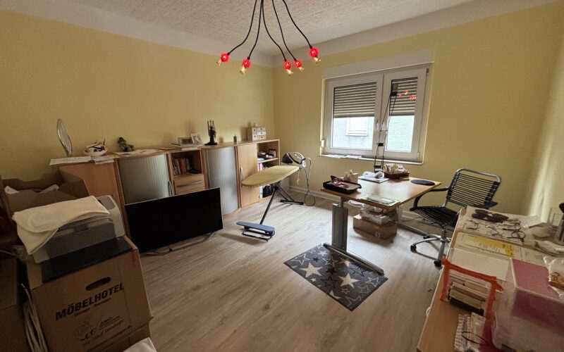 Schlafzimmer im ersten Obergeschoss des Hauses in Fröndenberg
