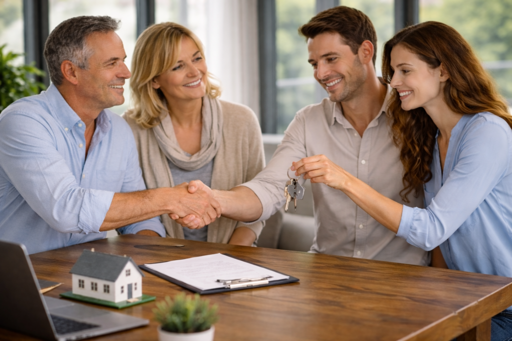 Haus verkaufen in Hemer: Ihr Rundum-Sorglos-Paket bei WZ-Immobilien. Vertragsabschluss und Schlüssel-Übergabe