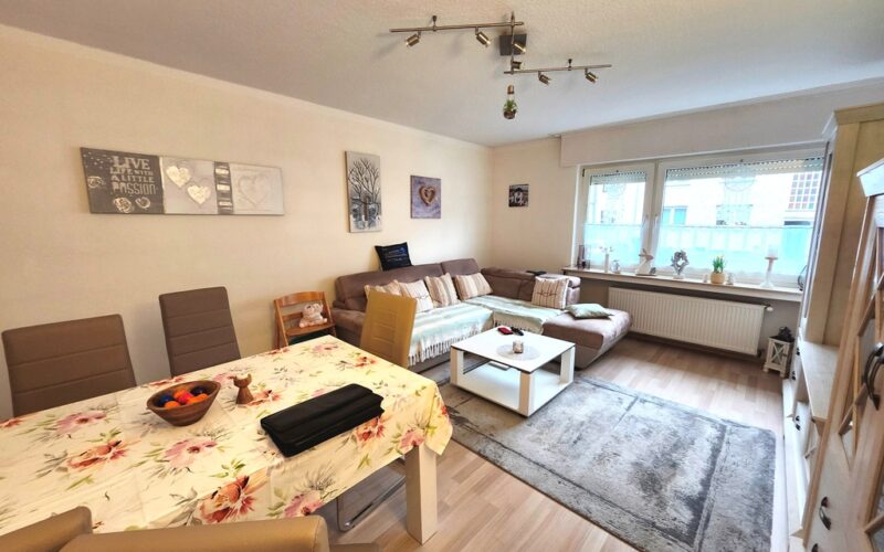 Wohnzimmer im Erdgeschoß des Hauses in Lippstadt