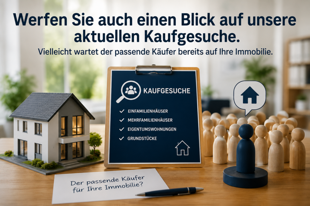 Hier warte echte Kaufinteressenten auf Ihre Immobilien. Mit einem Klick zu unseren Kaufgesuchen!
