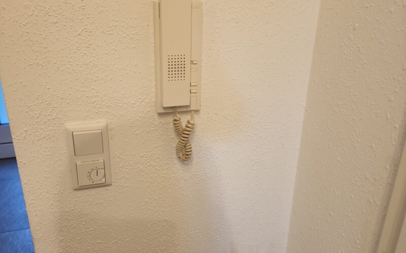 Sprechanlage an der Haustüre des Einfamilienhauses