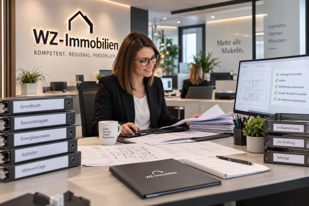 Immobilie verkaufen in Iserlohn, Hemer und Menden – wir beschaffen alle Unterlagen für Sie!
